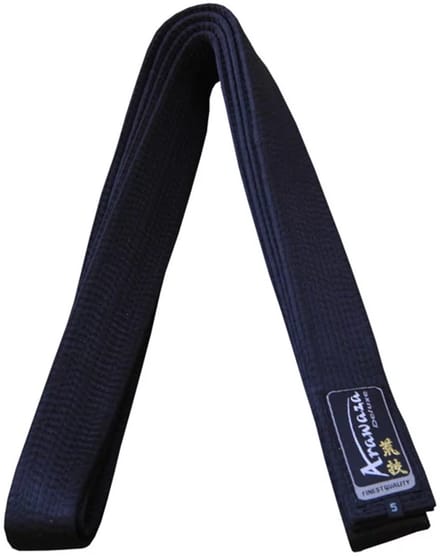 Arawaza Band Deluxe katoen zwart 4,5cm