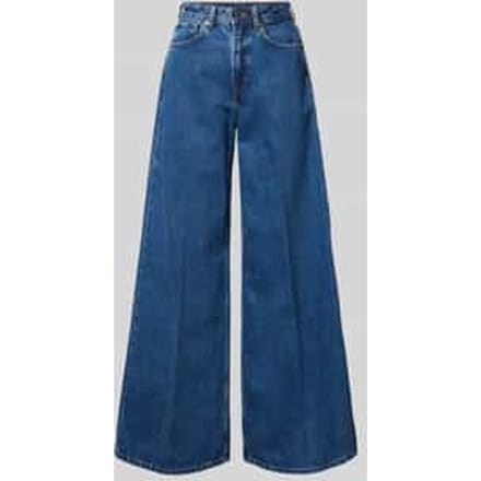 Wide leg jeans met 5-pocketmodel