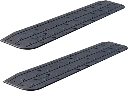 Zware Antislip Rubber Drempelhulp 2.5cm Hoog voor Rolstoel en Motorfiets