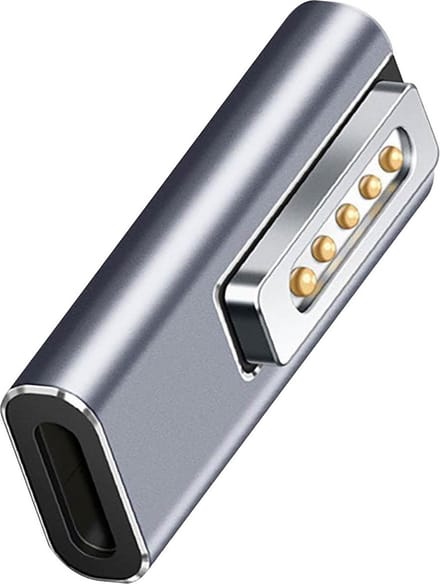 4smarts USB-C naar MagSafe 2 Adapter 100W PD MacBook Pro/Air Grijs