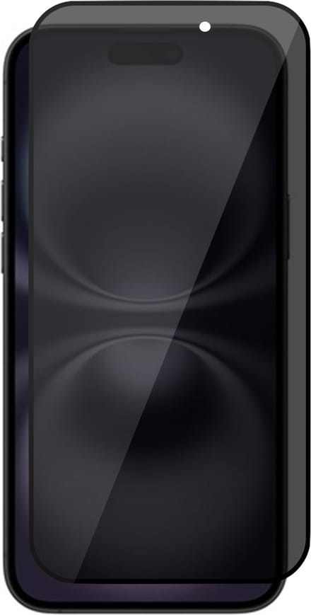 Privacy Screenprotector geschikt voor iPhone 16 Plus - Volledig Dekkend Gehard Glazen Tempered Glass Krasbestendige Screen Protector