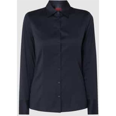 Overhemdblouse met 3-knoopsmanchetten, model 'The Fitted'