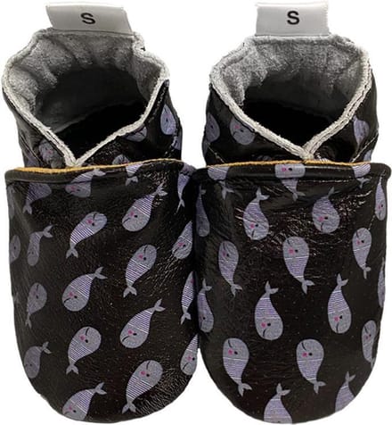 BabySteps babyslofjes Whale Away maat 16/17