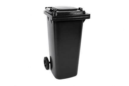 Afvalcontainer 80 liter grijs