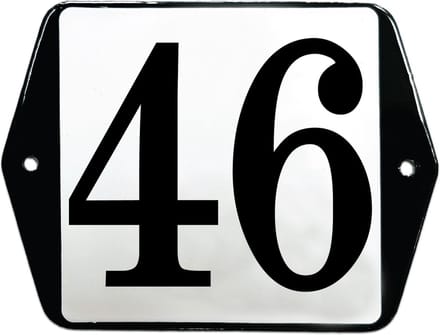 Emaille huisummer model oor - 46