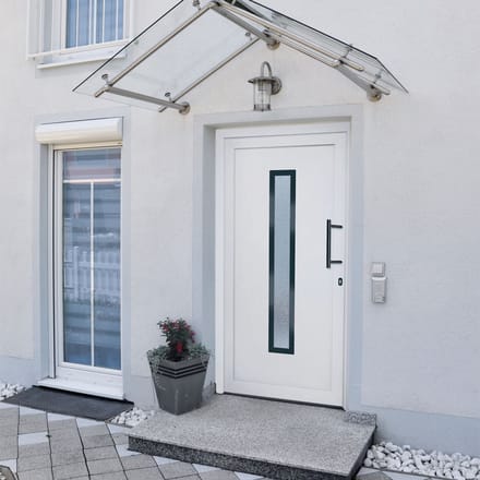 vidaXL Voordeur 108x200 cm PVC wit