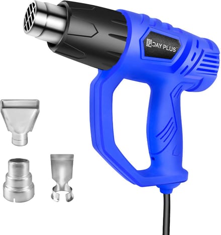 Set met Elektrisch Heteluchtpistool, Professioneel Heteluchtpistool Van 2000W met 3 Mondstukken