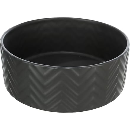 Trixie Ceramic Bowl dog 1.6 l/ø 20 cm black