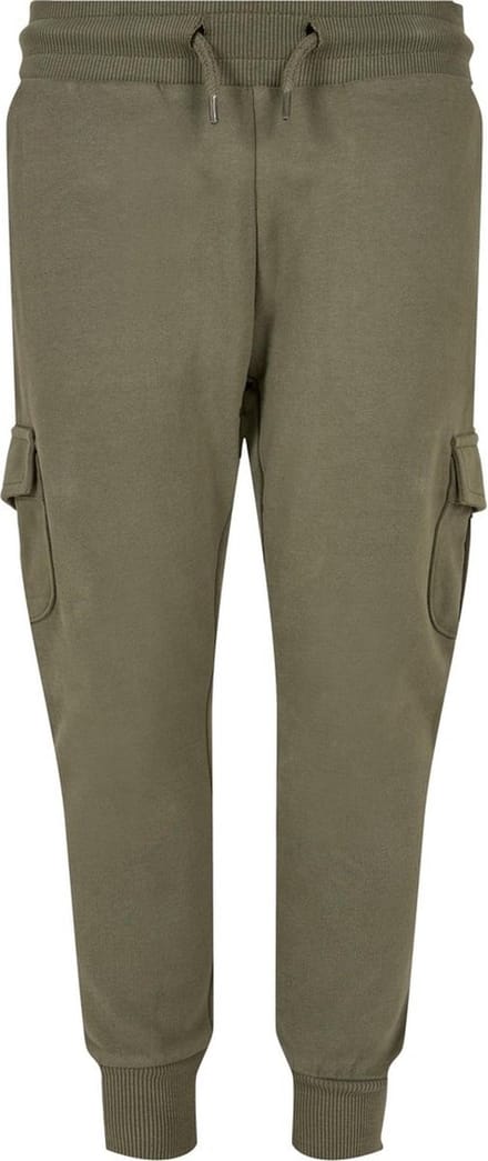 Urban Classics - Fitted Cargo Kinder joggingbroek - Kids 134/140 - Groen