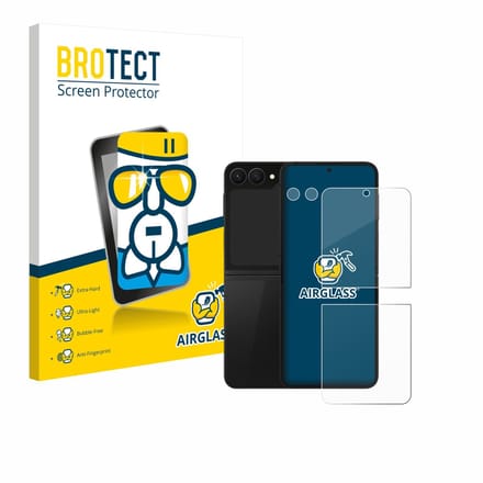 Screenprotector voor Samsung Galaxy Z Flip 7 FE (Voor+Camera) Beschermglas transparant