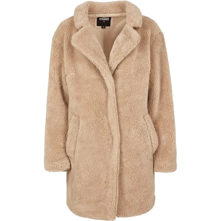 Urban Classics - Oversized Sherpa Winterjas - XL - Creme