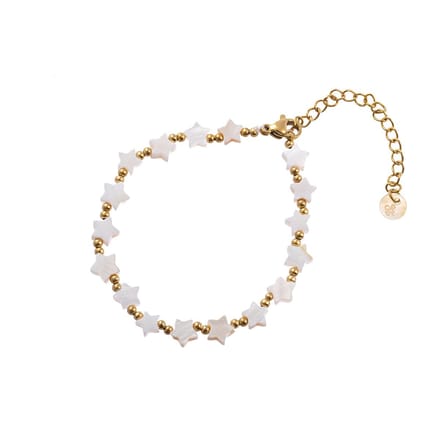 Go Dutch Label Armband (Sieraad) draaiende sterren Goud