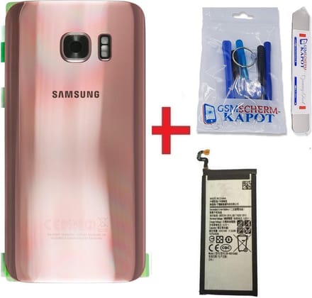 Achterkant + Batterij Geschikt voor Samsung Galaxy S7 – Premium – Roze Goud