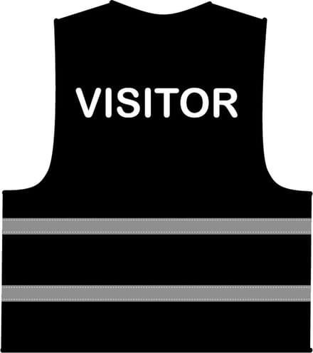 Visitor hesje zwart