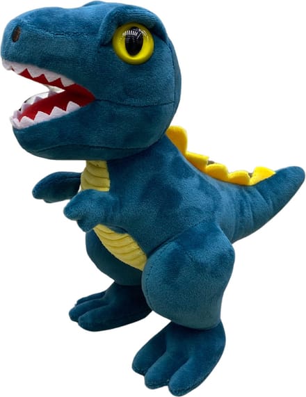 Dotti Bear & Friends - Dinosaurus pluche - 20 cm - Dino Appelblauwzeegroen knuffel