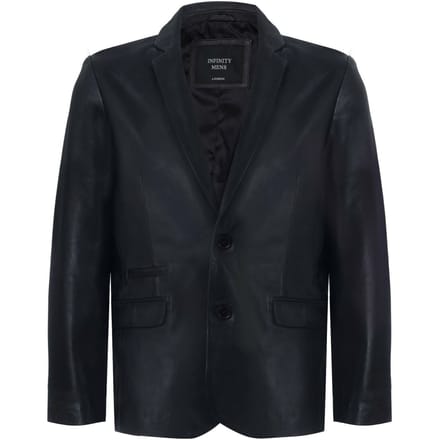 Jas Leren Blazer Zachte Italiaanse getailleerde jas