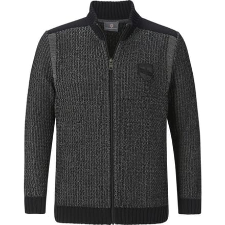 Jan Vanderstorm herren Vest - 68/70 - zwart - Plus Size