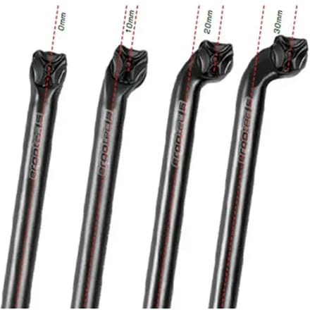 Ergotec Zadelpen Viper Verstelbaar 31,6 X 400 X 20 Mm Zwart