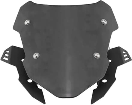 Windscherm Versteller - Winddeflector Spoiler - Motorrijden Bescherming - Verstelbaar Ontwerp - 20.7 cm Lengte - Zwart