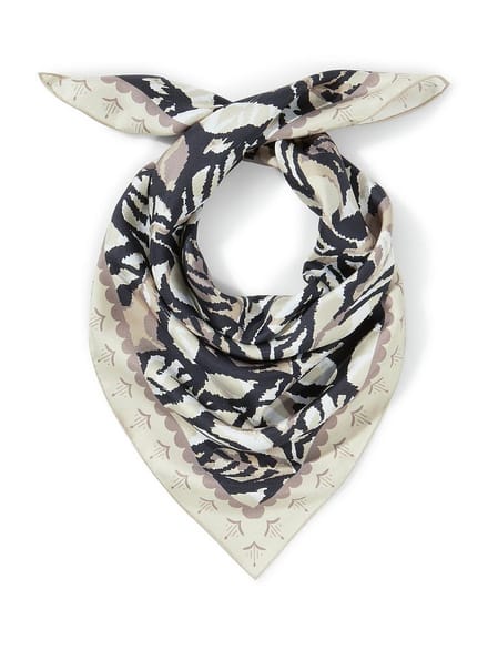 velours sjaal Van Peter Hahn beige