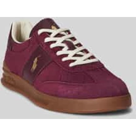 Sneakers van echt suède