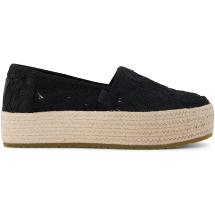 Platform Crochet Espadrilles Dames Toms Valencia