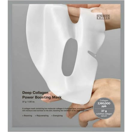 Sungboon Editor Deep Collagen Power Boosting Mask - Gecertificeerd K-Beauty Masker - Verstevigend & Poriënverfijning - 1 StuK