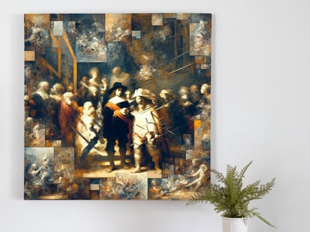 Kunstprint | Wanddecoratie | Dibond | 80 × 80 cm