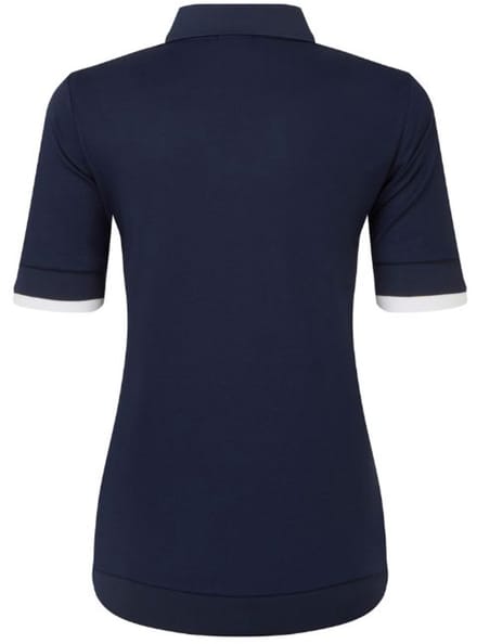 Footjoy Texture Knit Dames Polo Shirt Navy