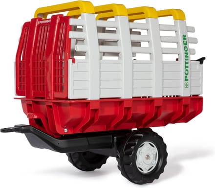 Rolly Toys Aanhanger Rollyhay Pöttinger 83 X 67 X 40 Cm Rood/wit