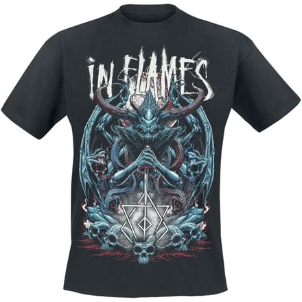 In Flames T-shirt - Kali - S tot 3XL - voor Mannen - zwart