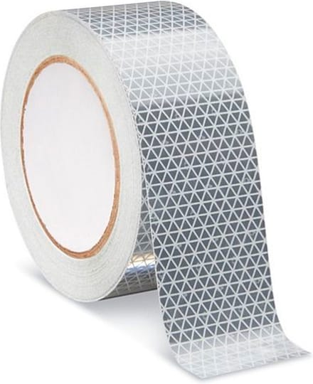 Reflecterende Tape Wit- Rol 50 meter  - gecertificeerd ECE R104