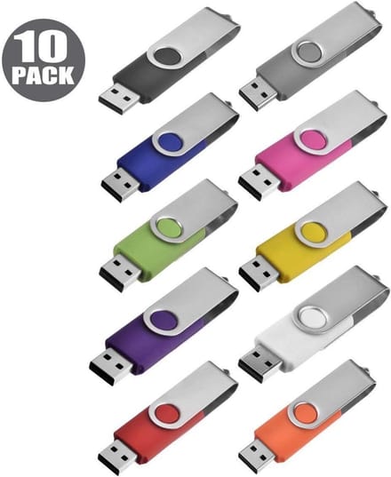 USB Geheugensticks - Opslagsticks Data - Bestanden Opslaan - Meerdere Capaciteiten Set - 8GB Per Stick - Multicolor