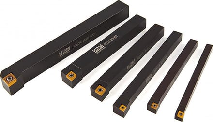 20 mm Mesbeitel Rechts met HM Wisselplaat plus 10 extra wisselplaten