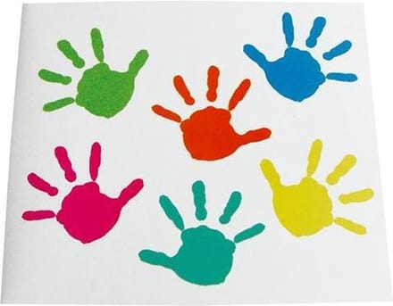 1x25 Daiber Hands 13x18 Portrait folders for children