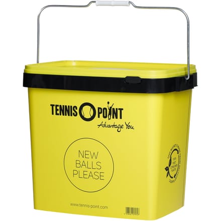 Tennis-Point Ballenemmer Met Deksel,Vierkant-Geel
