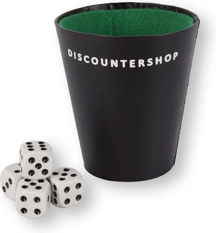 Dobbelspellen Set met Beker - Dungeons & Dragons - 5 Dobbelstenen - Reisvriendelijk - Kleurrijk Plastic - Speelgoed & Spelaccessoires