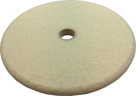 WIVAMAC Viltschijf convex 100 x 6 mm, d 12 mm