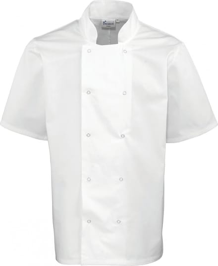 Schort/Tuniek/Werkblouse Unisex M Premier White 65% Polyester, 35% Katoen