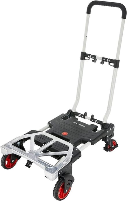 Inklapbare 2-in-1 Steekwagen en Plateauwagen Maximaal 137KG