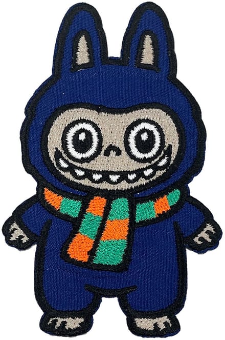 Fjesta© Kruikenstad embleem - Blauwe griezelpop