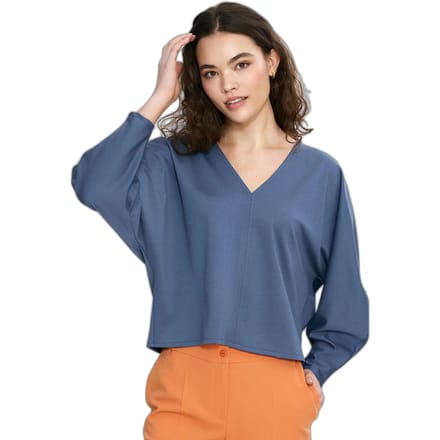 Oversized blouse met ballonmouwen voor dames Nife