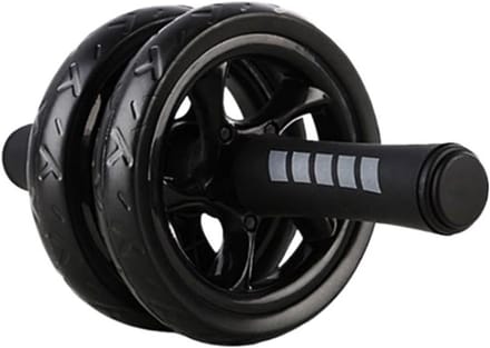 Buikspierwiel - Core Trainer - Core Training - Dubbele Glijwielen - 0.6 kg - Zwart