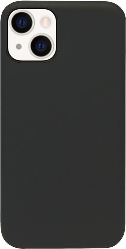 ADEL Siliconen Back Cover Softcase Hoesje Geschikt voor iPhone 14 - Zwart