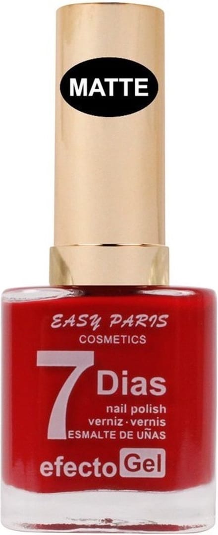 Easy Paris - Nagellak - Mat Rood - 1 flesje met 13 ml inhoud - Nummer 065