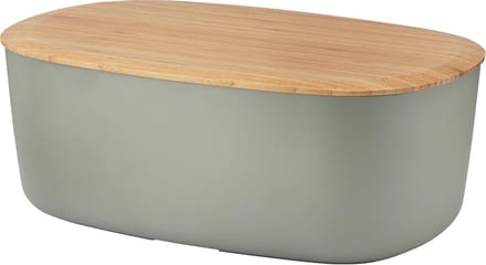 Stijlvolle Lunch Box Melamine en Bamboe - Broodtrommel 34.5 x 23.5 x 13 cm