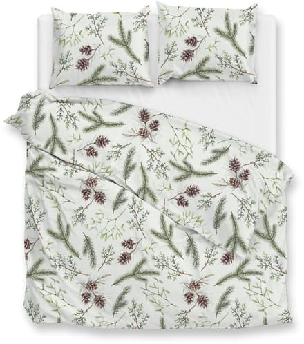 Zohome Pino Dekbedovertrek - Extra breed - 260x200/220 cm - Green