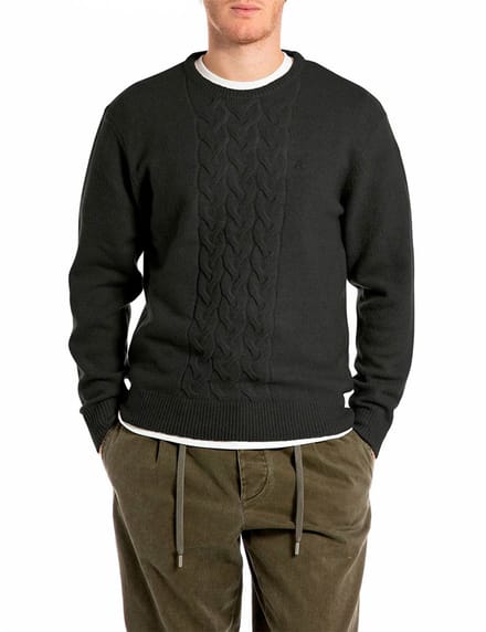 Replay Uk4871.000.g23894 Trui Zwart M