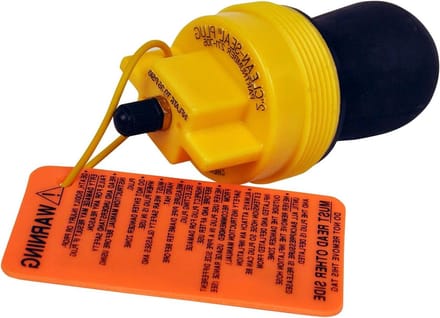 Afsluitplug - Leidingstop - Afvoer Dichten - Snel en Gemakkelijk - 2 Inch - Zwart
