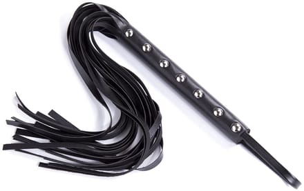 Smart Moves - Studded Flogger - 60 cm - Zwart